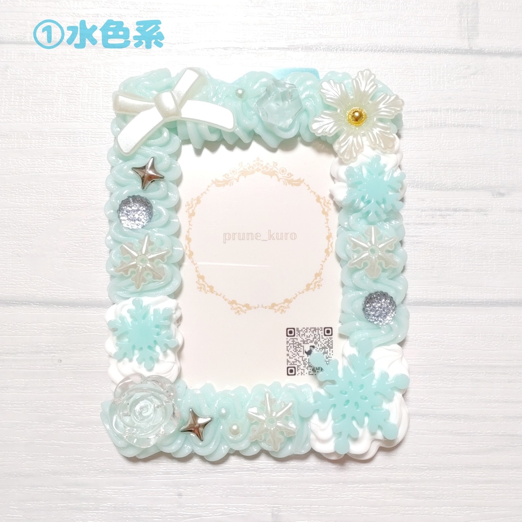 ホイップデコカードケース(雪の結晶)