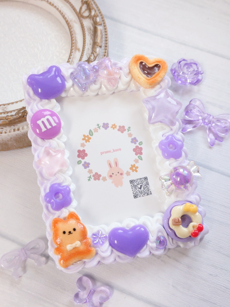 ホイップデコカードケース(紫系②)