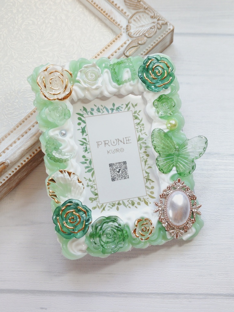 ホイップデコカードケース（緑系②）