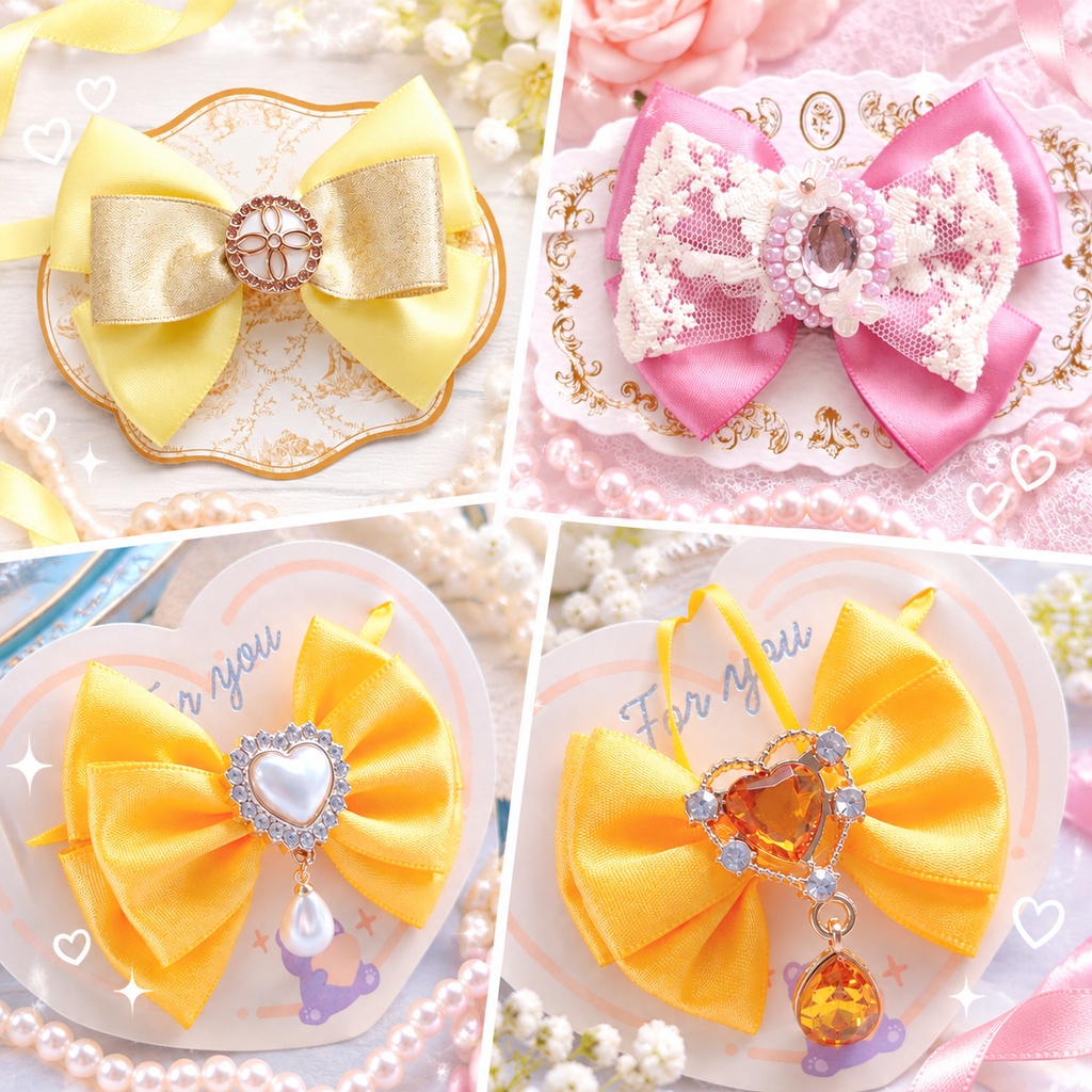 ぬい用リボンチョーカー単品(全4種)