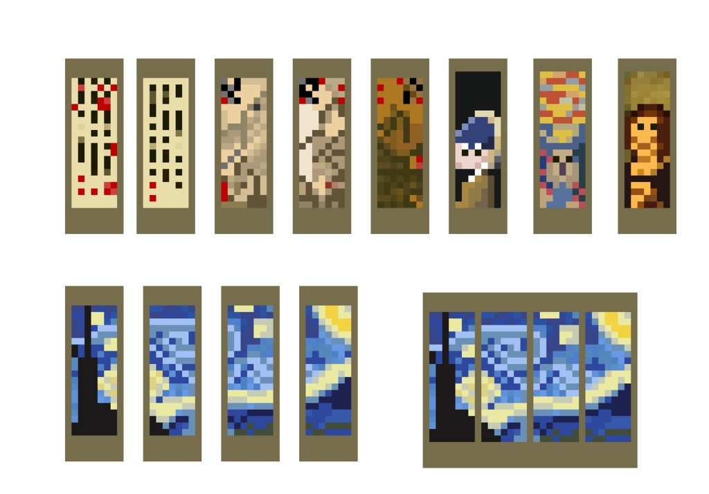 ドット絵アイコンセット「中国風シリーズ」(中華風吊り絵)