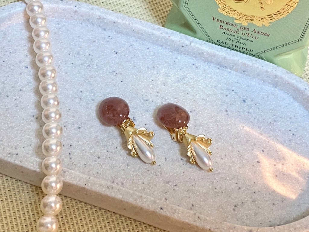 イヤリング　-small bellflower-