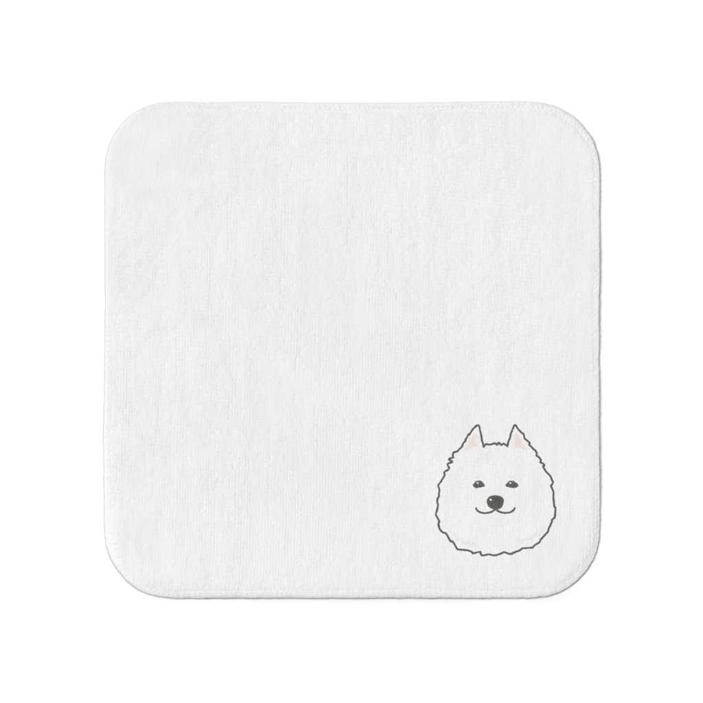 サモエド犬_モフハチロウ_タオル