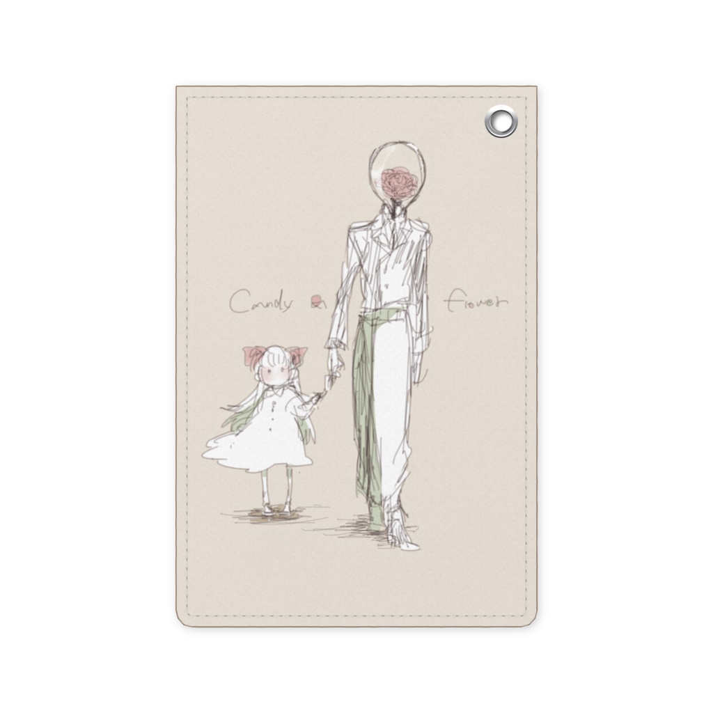 少女・異形頭パスケース