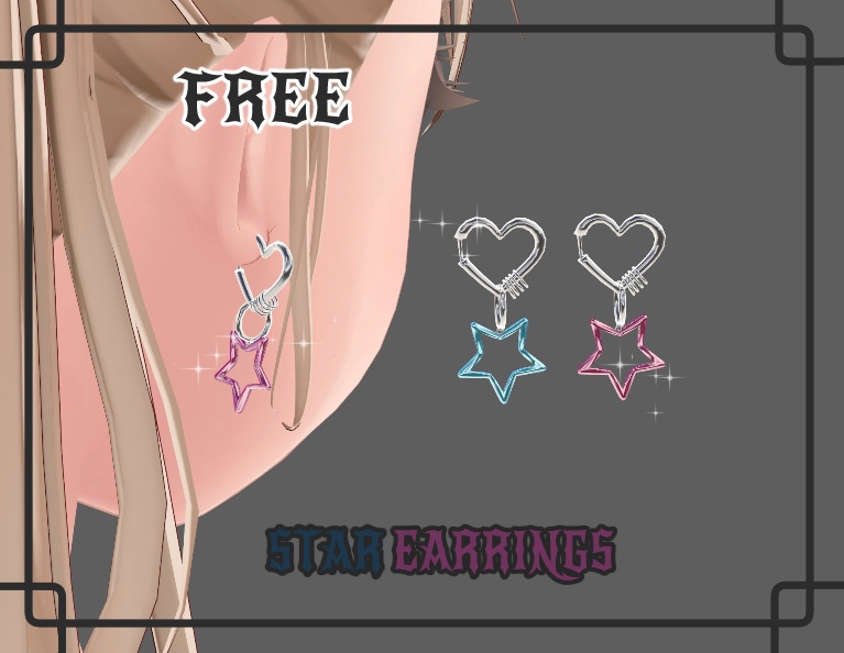 【FREE】STAR EARRINGS
