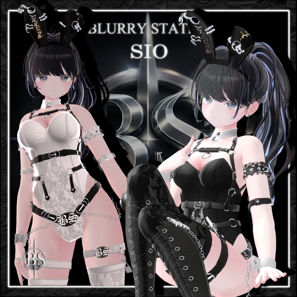 ♰【MONOCHROME PLAYBUN】 ♰「6アバター」♰