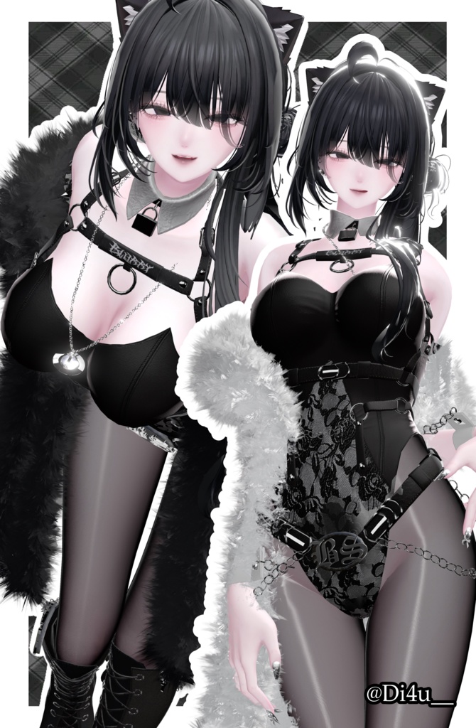 ♰【MONOCHROME PLAYBUN】 ♰「5アバター」♰