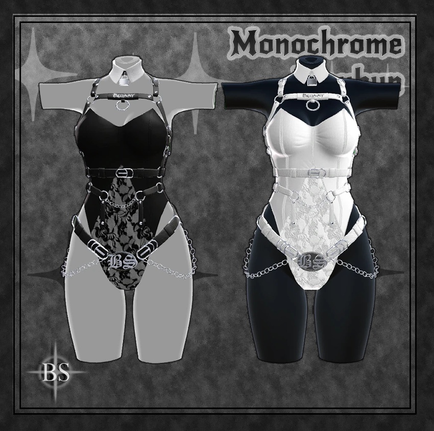 ♰【MONOCHROME PLAYBUN】 ♰「5アバター」♰