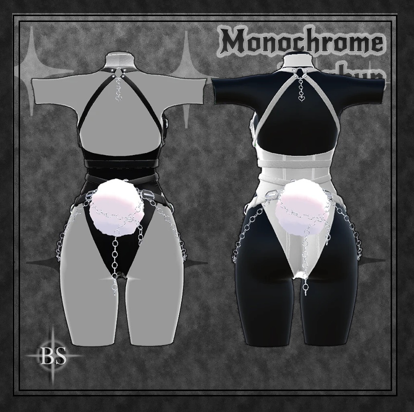 ♰【MONOCHROME PLAYBUN】 ♰「5アバター」♰