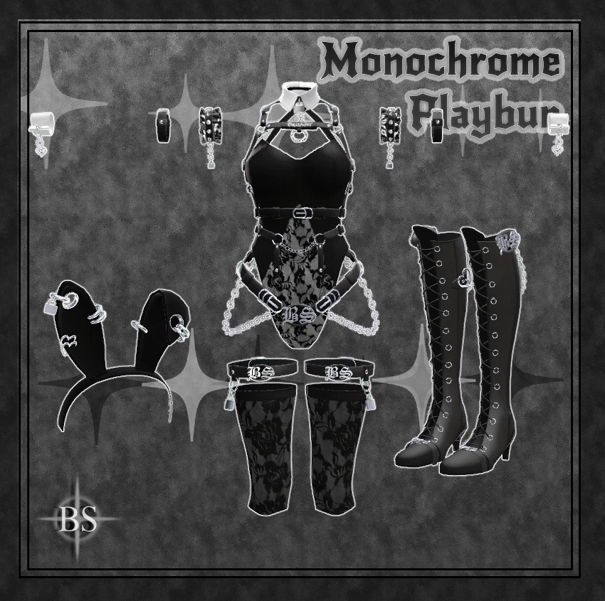 ♰【MONOCHROME PLAYBUN】 ♰「5アバター」♰