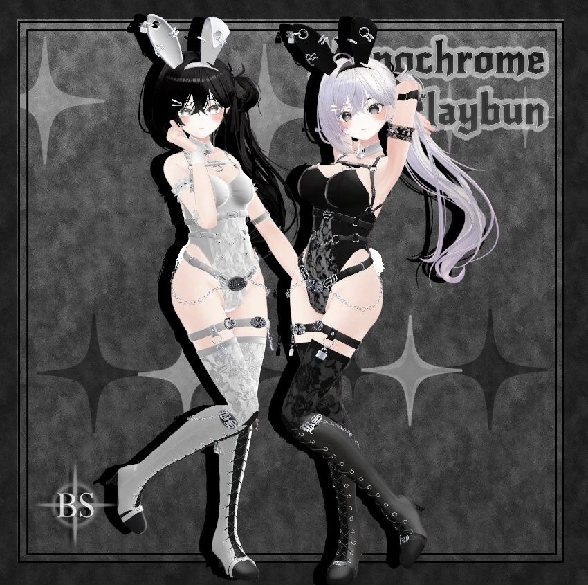 ♰【MONOCHROME PLAYBUN】 ♰「5アバター」♰