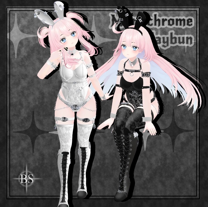 ♰【MONOCHROME PLAYBUN】 ♰「5アバター」♰