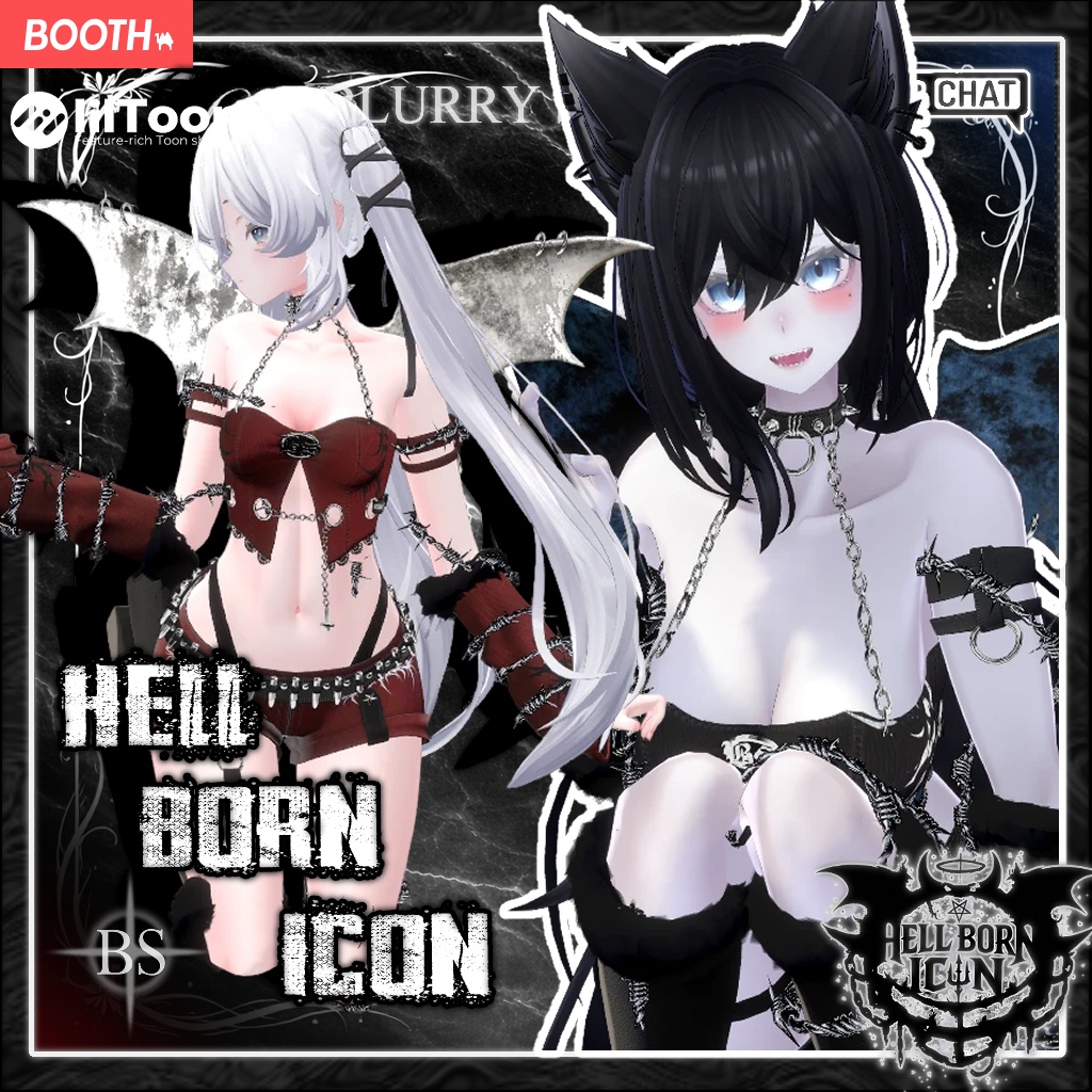 ♡♰【ヘル・ボーン・アイコン !】HELL BORN ICON !♰♡- ♰「9アバター」♰♡