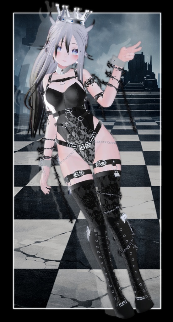 ♰【ABYSS HIGH PONYTAIL】♰- ♰「12アバター」♰