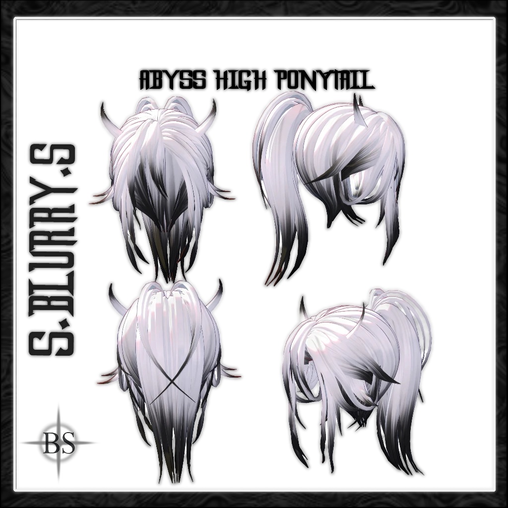 ♰【ABYSS HIGH PONYTAIL】♰- ♰「12アバター」♰