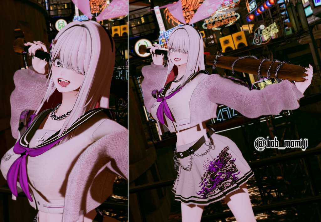 ♡♰【ライオット・スケバン・クイーン】♰♡- ♰「10アバター対応】」♰♡