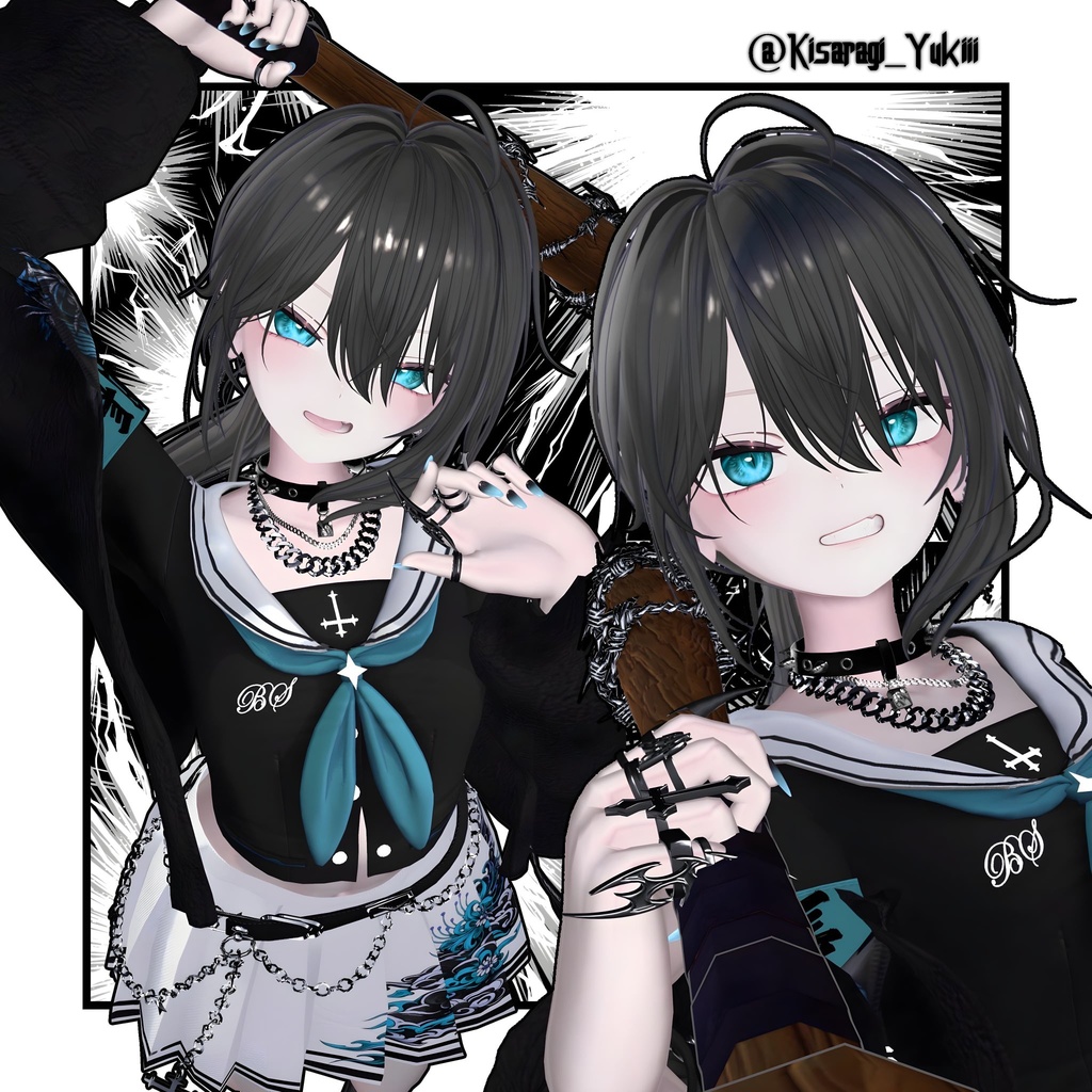 ♡♰【ライオット・スケバン・クイーン】♰♡- ♰「10アバター対応】」♰♡