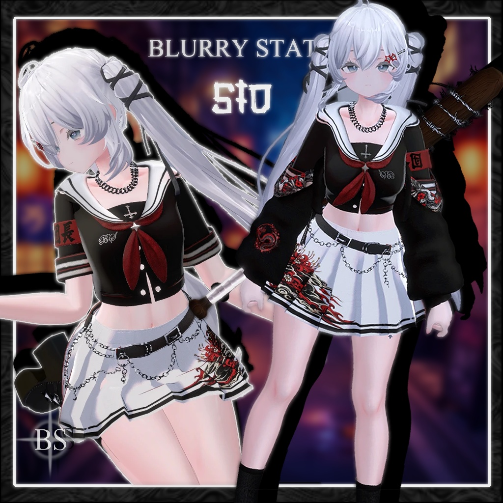 ♡♰【ライオット・スケバン・クイーン】♰♡- ♰「10アバター対応】」♰♡