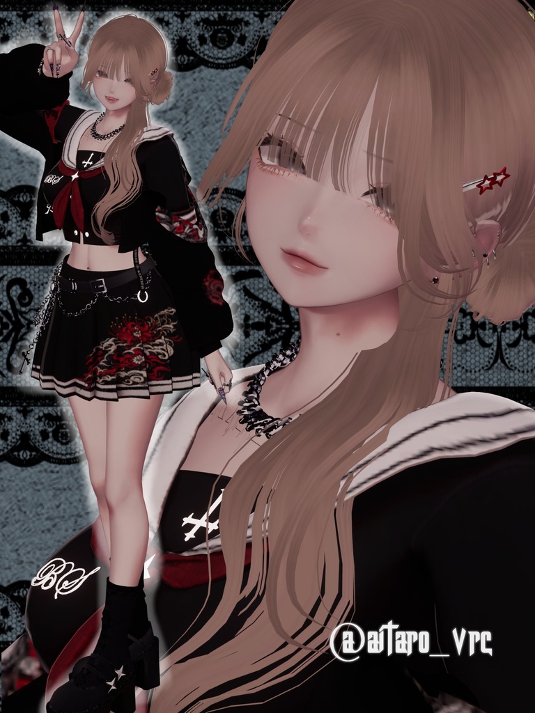 ♡♰【ライオット・スケバン・クイーン】♰♡- ♰「10アバター対応】」♰♡