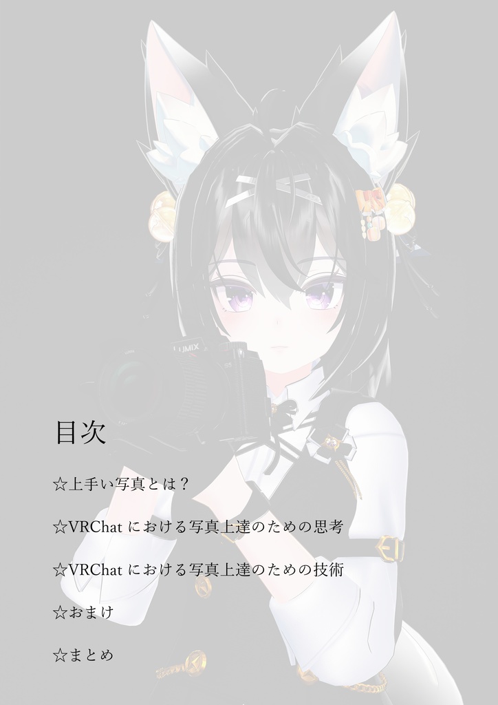 【電子版】VRChatでわかる 写真上達への最短距離