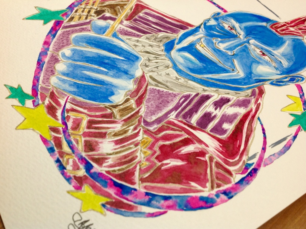 カラー原画⑧【アメコミヒーロー系】