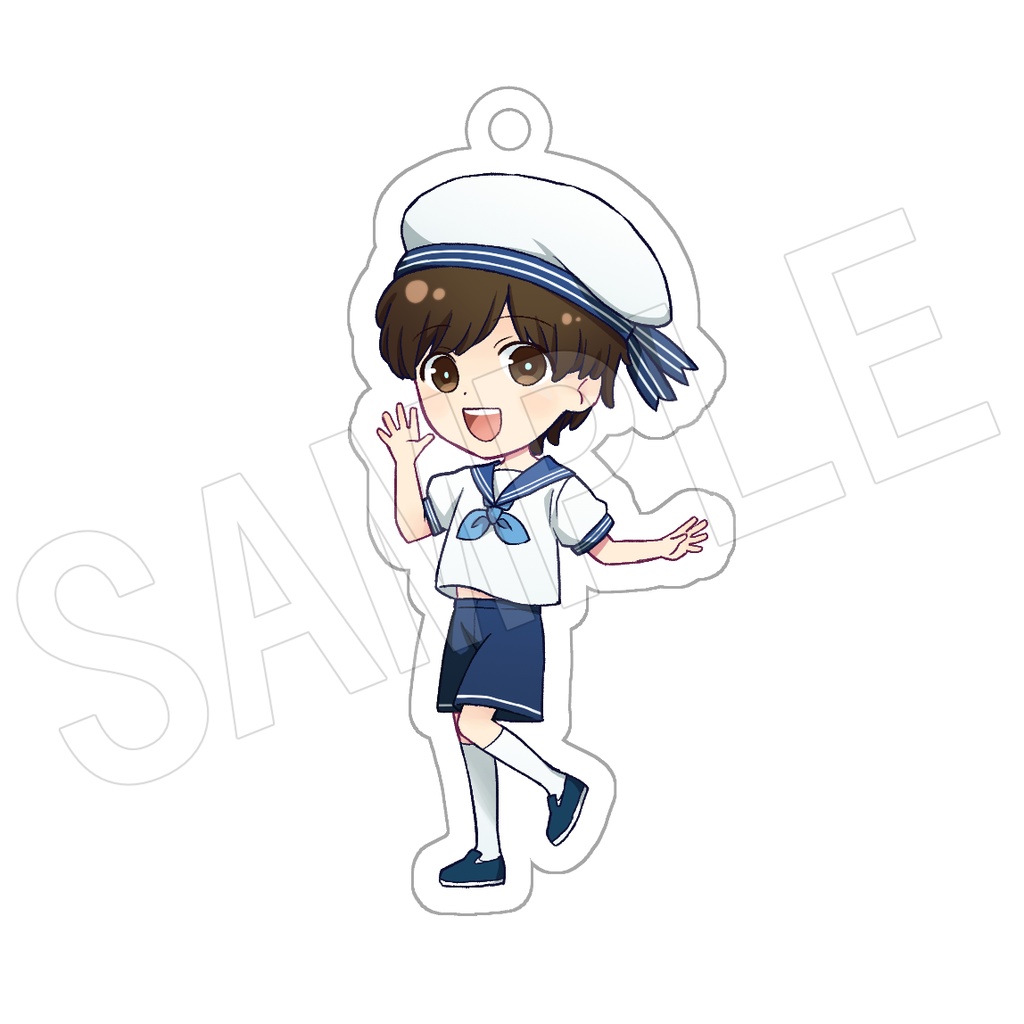 アクリルキーホルダー りえたく たっくん（夏）