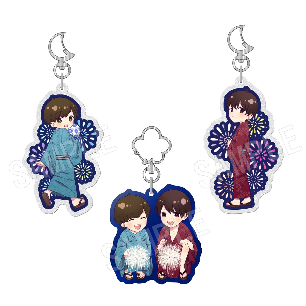【送料無料】アクキー（線香花火）三種入り！