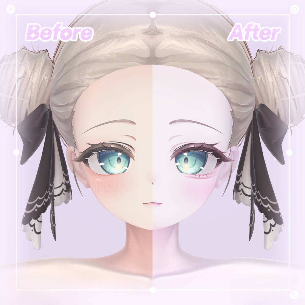 【 マヌカ, Manuka 】 ✧*̣̩ face & body makeup texture ✧*̣̩