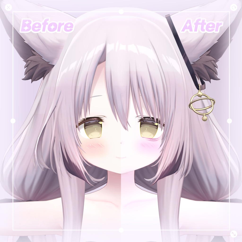 【 九尾の傍観者 】 ✧*̣̩ 九尾の傍観者 face & body makeup texture ✧*̣̩