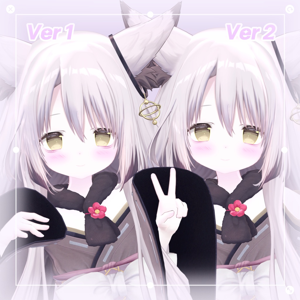 【 九尾の傍観者 】 ✧*̣̩ 九尾の傍観者 face & body makeup texture ✧*̣̩