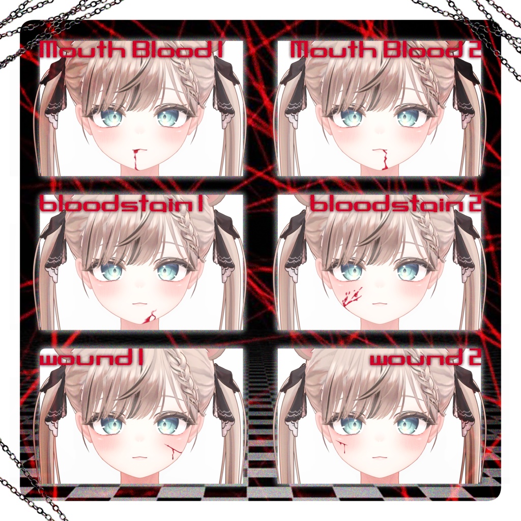 【 マヌカ, MANUKA 】 •‧꒷🩸MANUKA Face Blood Texture🩸꒷‧•