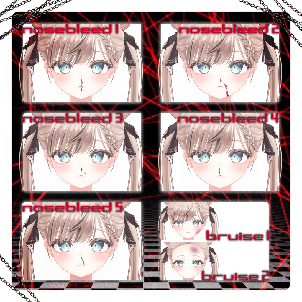 【 マヌカ, MANUKA 】 •‧꒷🩸MANUKA Face Blood Texture🩸꒷‧•