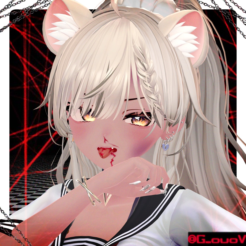 【 マヌカ, MANUKA 】 •‧꒷🩸MANUKA Face Blood Texture🩸꒷‧•