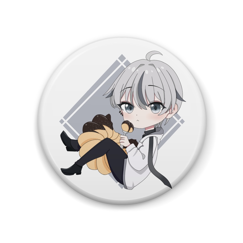 碧星流音　缶バッチ