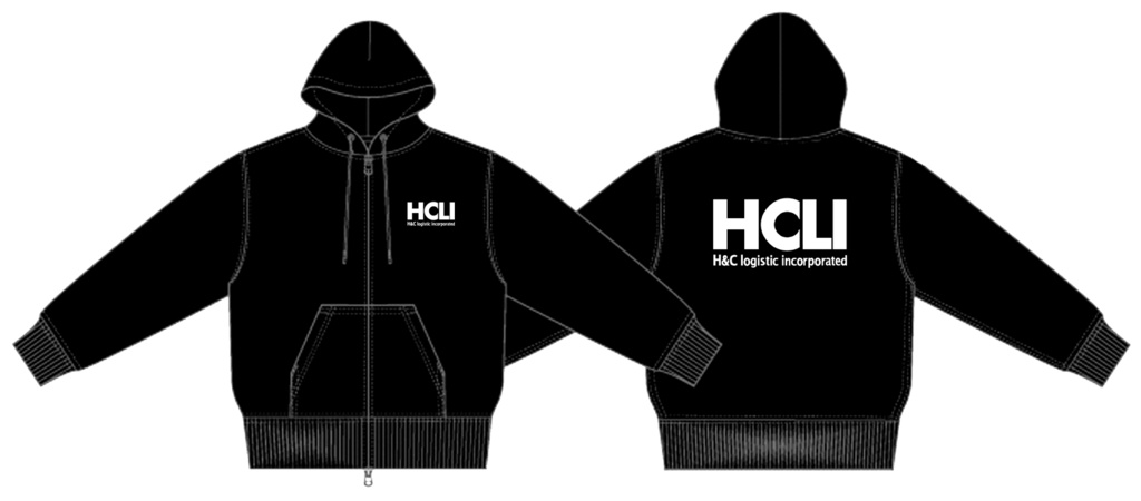 HCLIパーカー[black]