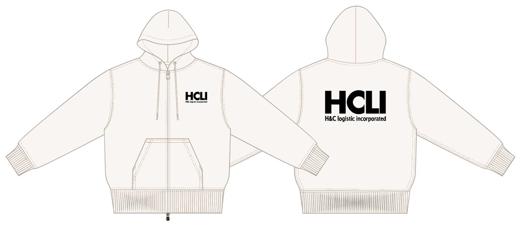 HCLIパーカー［white］