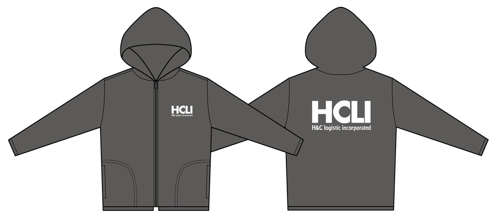 HCLIドライジップパーカー[darkgrey]