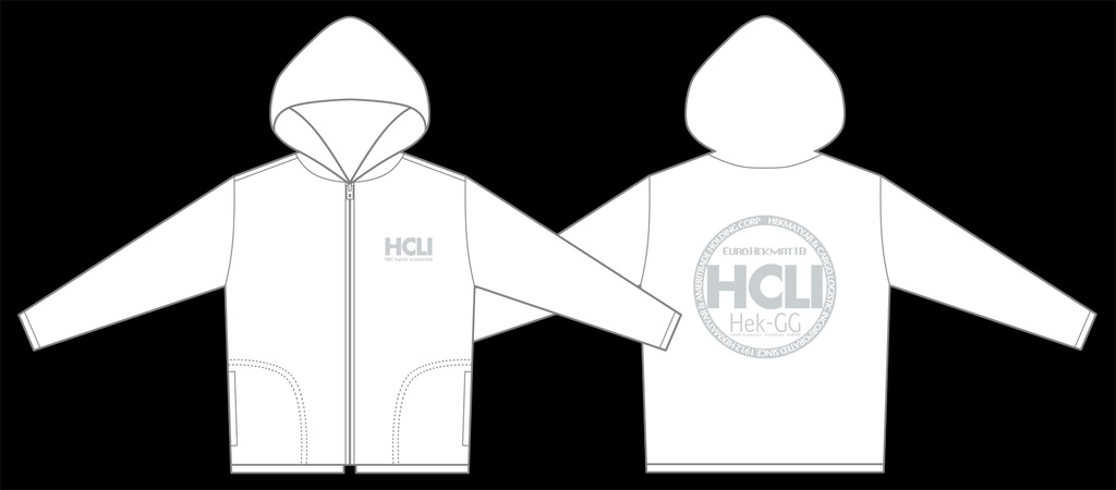 HCLIドライジップパーカー[white]