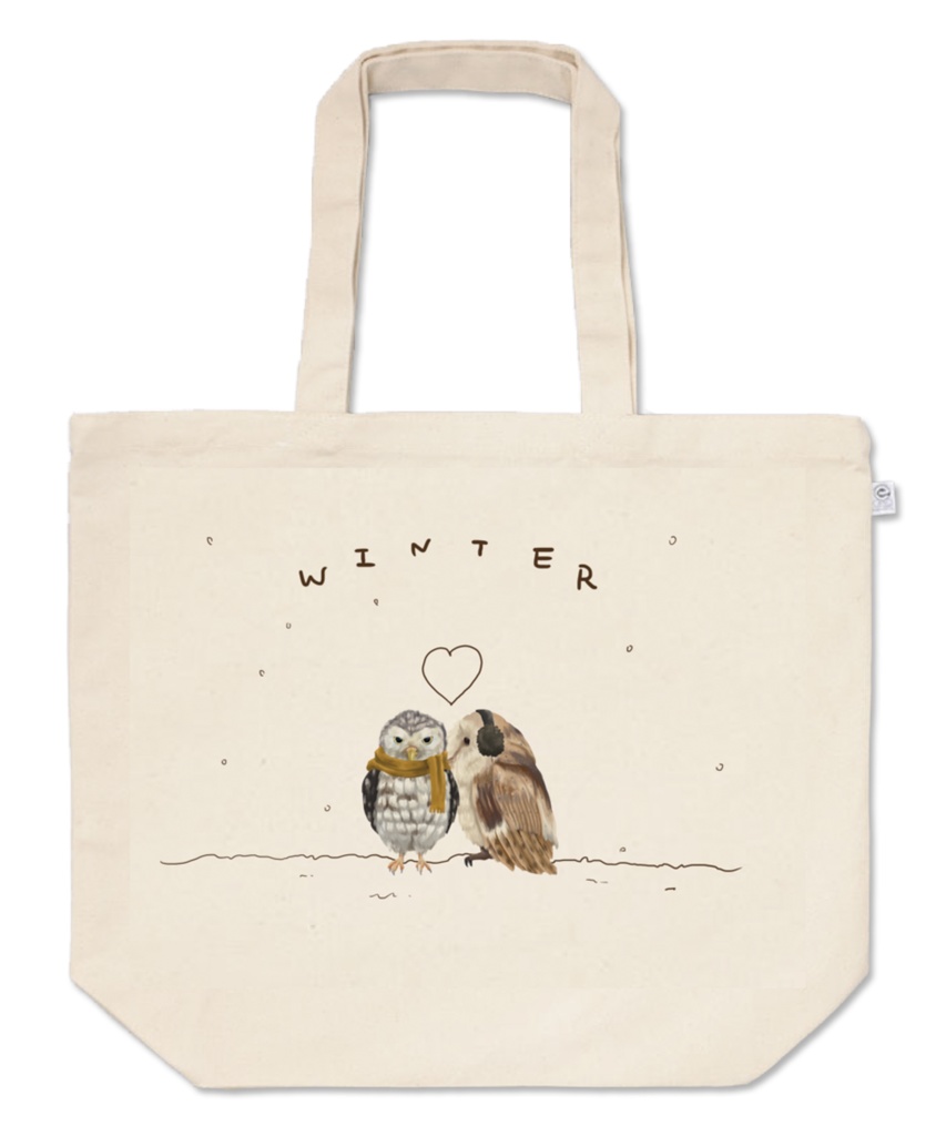 フクロウトートバッグ