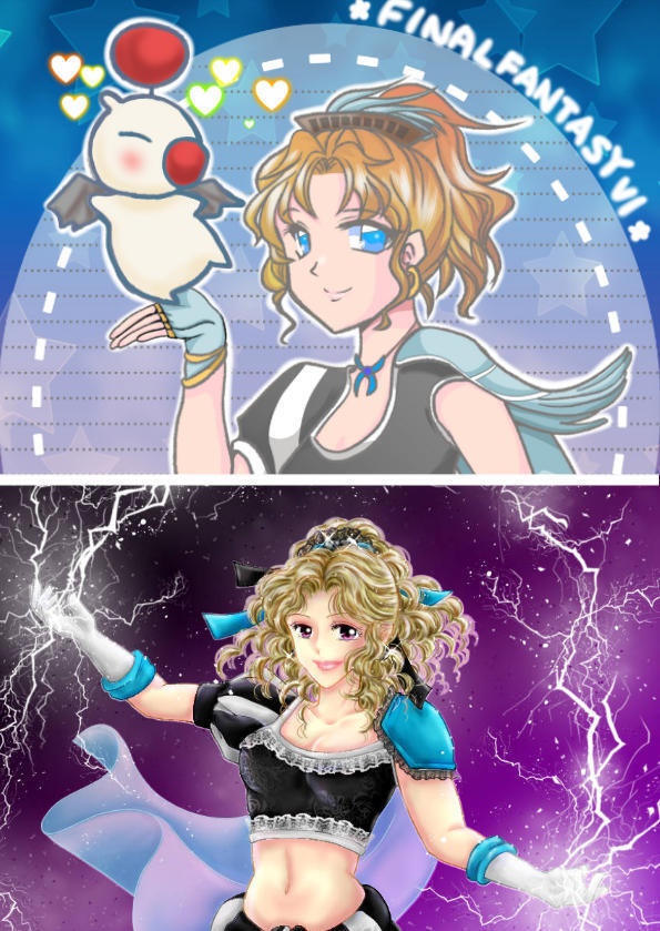 FF6 ティナ 合作 両面刷リバーシブルフルカラー便箋