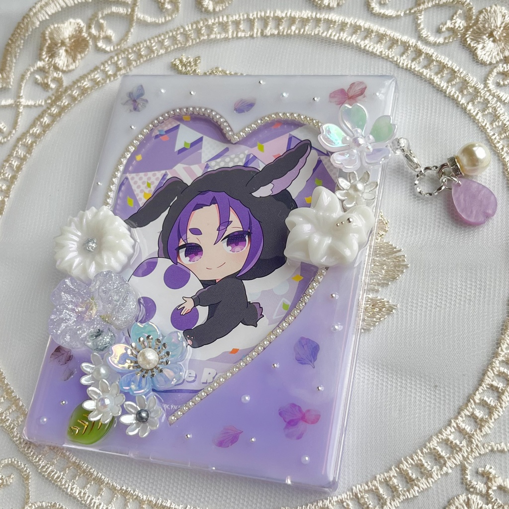 ❁ハートのお花ケース❁