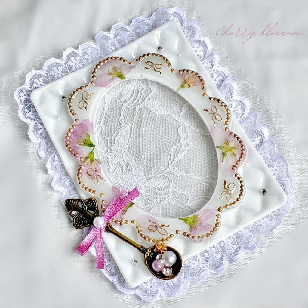 Antique flower flame ⋆꙳(B8サイズトレカケースデコ)