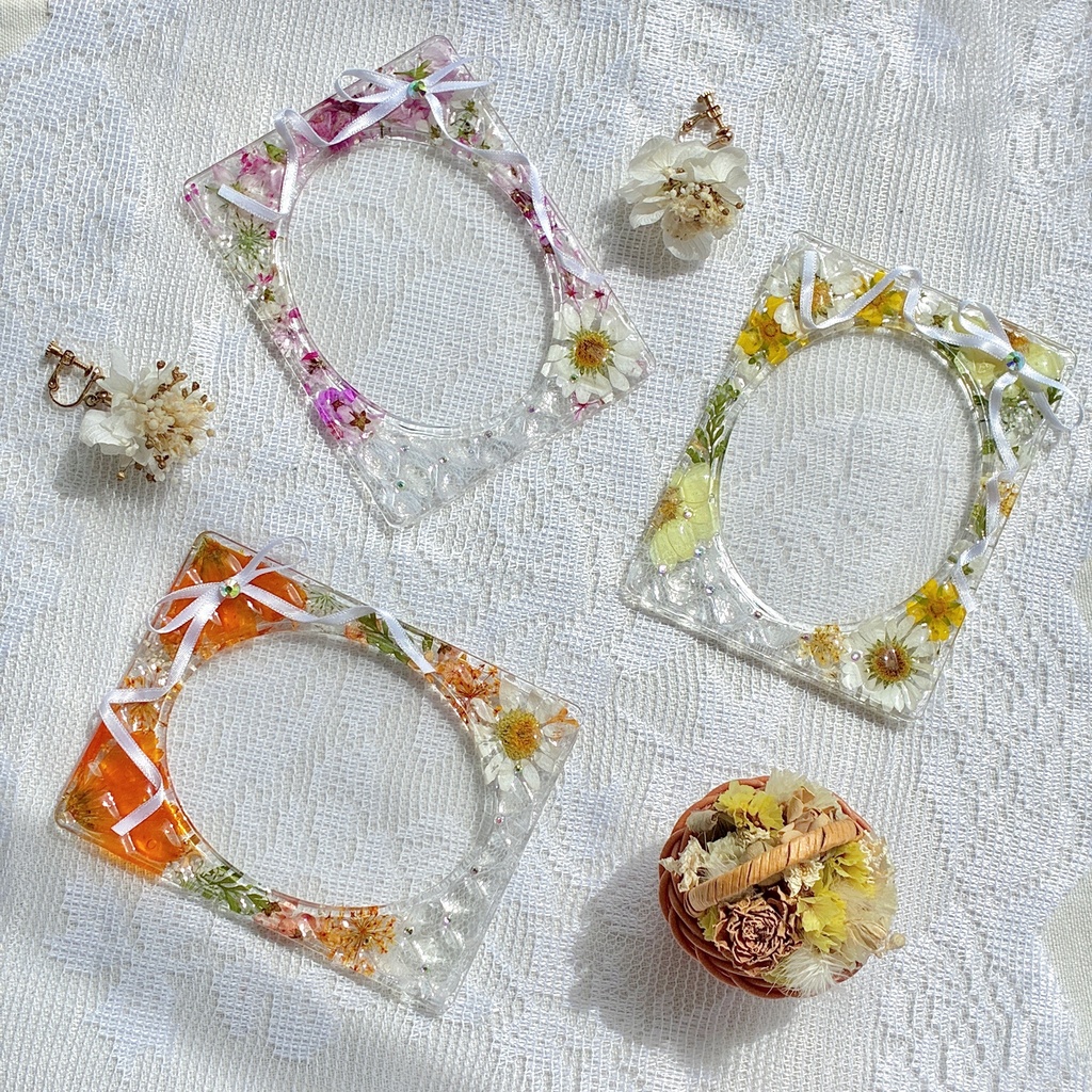 Fleur ribbon case（B8トレカケースデコ）.⋆