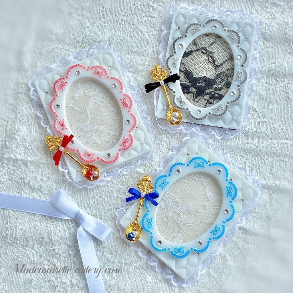 Mademoiselle cutlery case ⸝⋆（B8トレカケース）