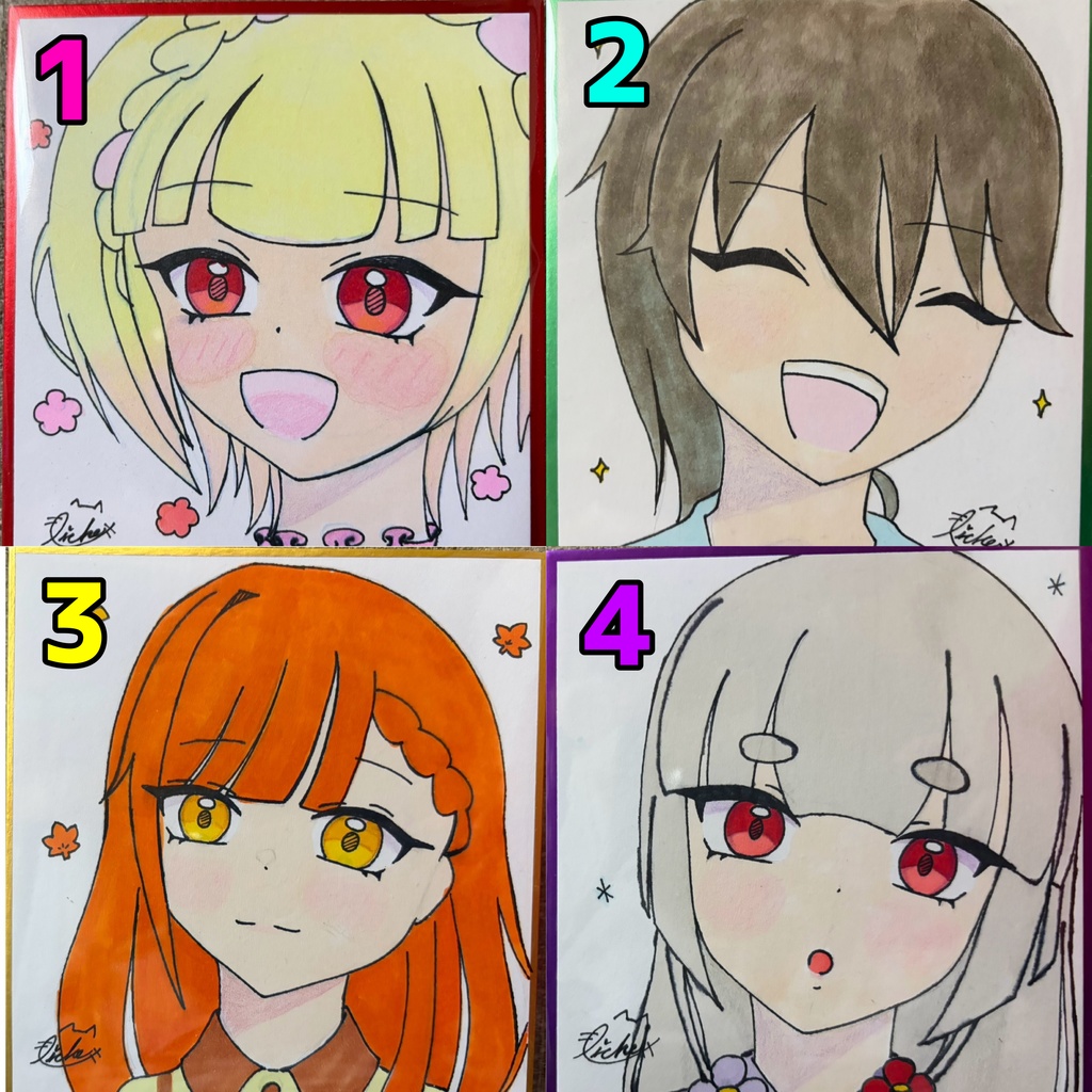 ミニ色紙