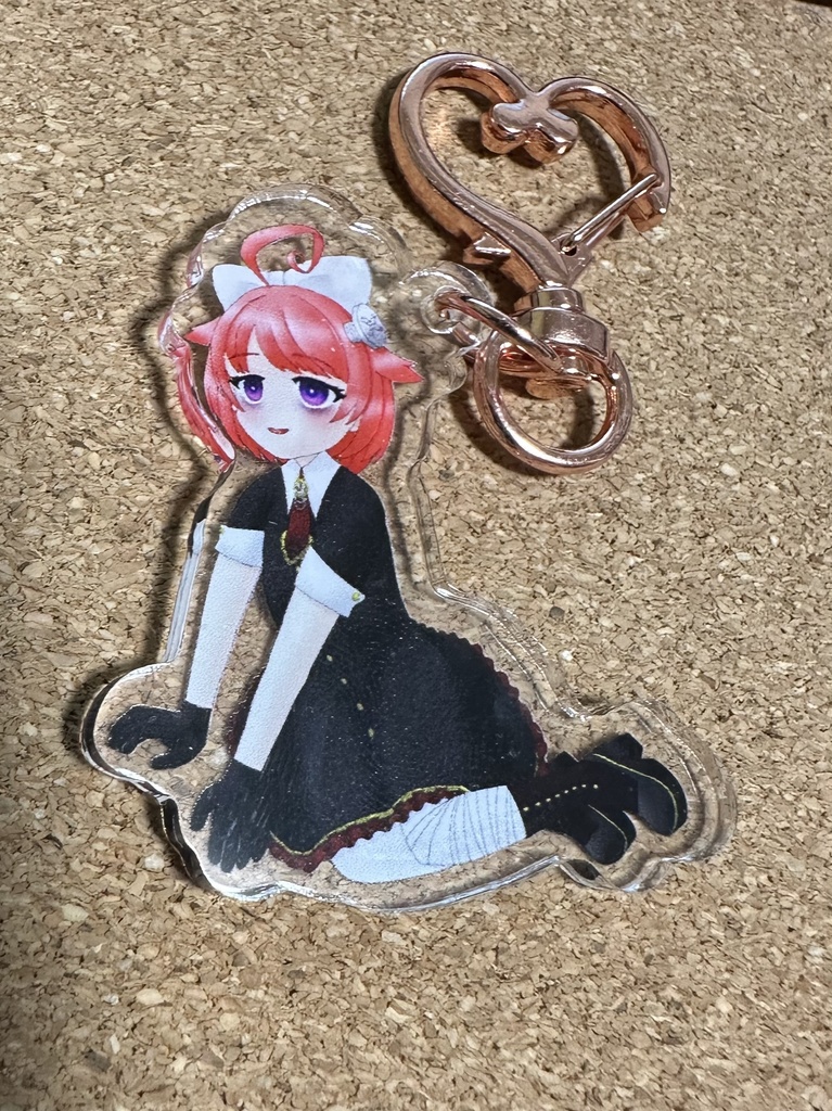 真園あきらちゃんお座りアクキー