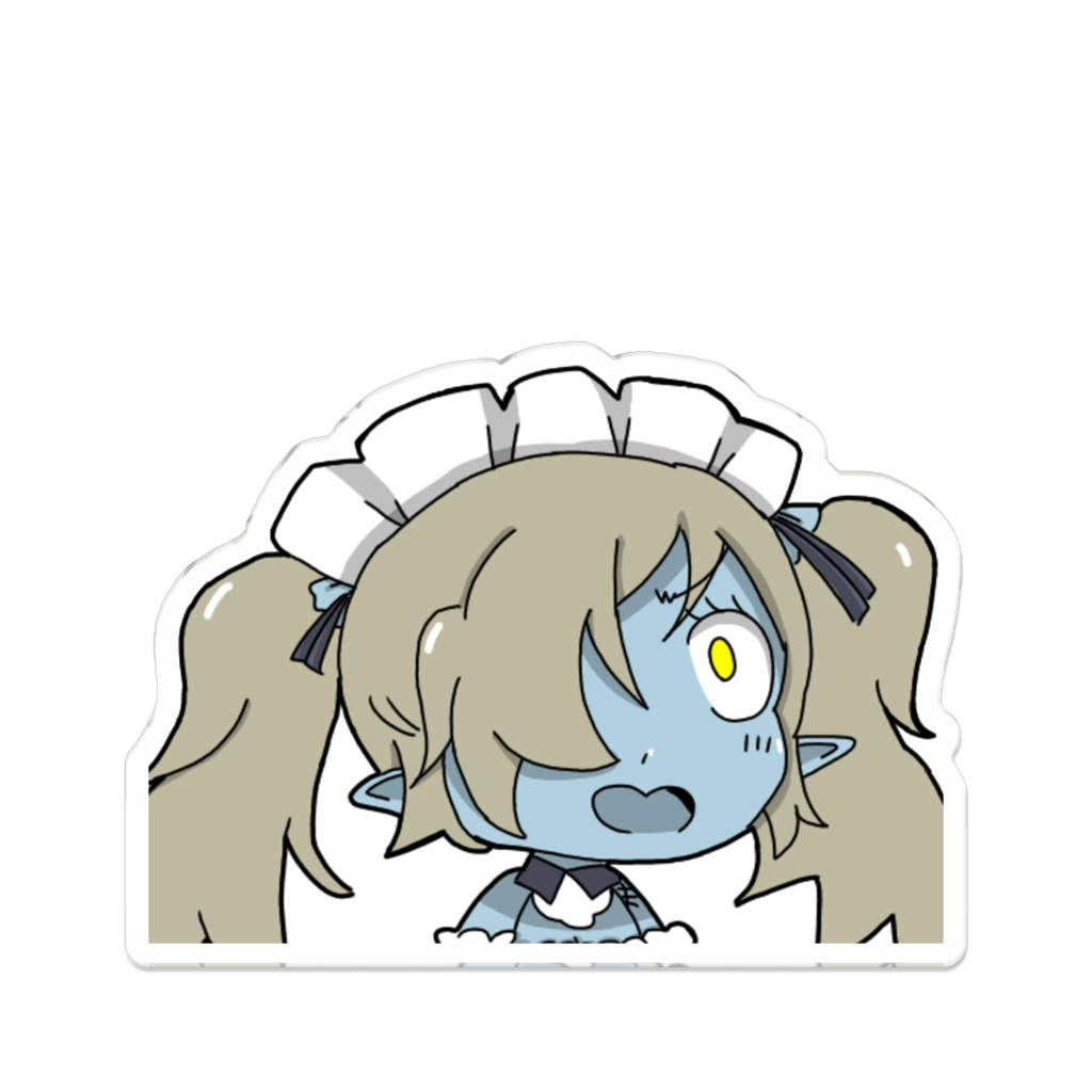 メイドちゃんアクリルバッヂ