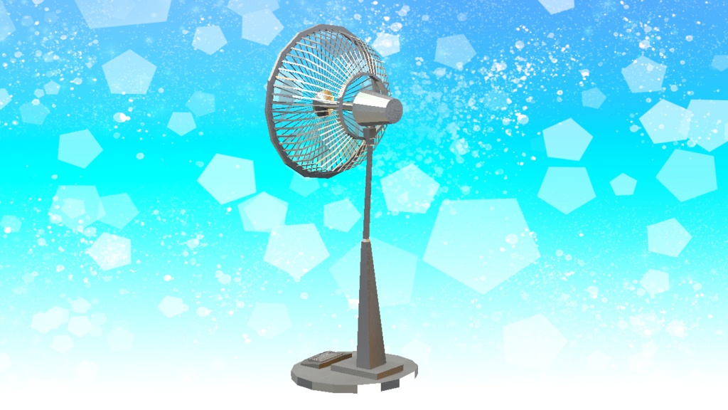 IchiKon Fanman / いちこん扇風機マン #cluster 対応ローポリアバター