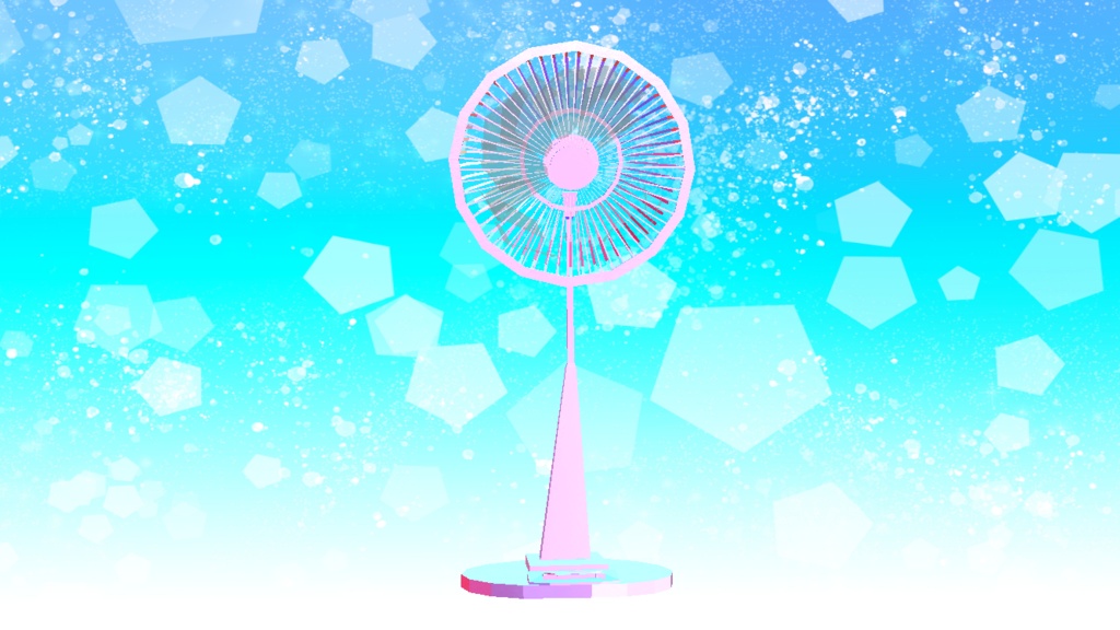 IchiKon Fanman / いちこん扇風機マン #cluster 対応ローポリアバター