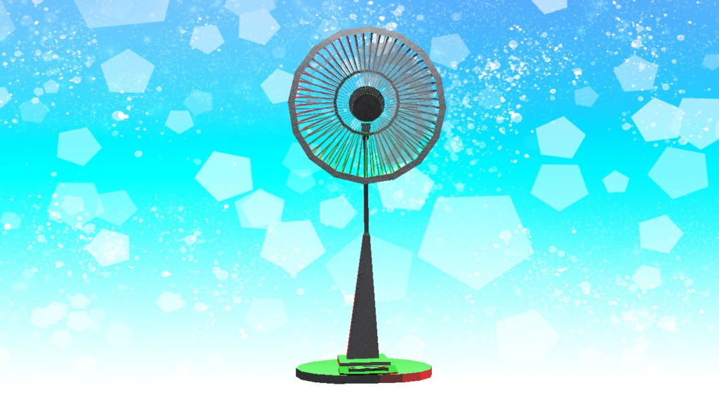 IchiKon Fanman / いちこん扇風機マン #cluster 対応ローポリアバター